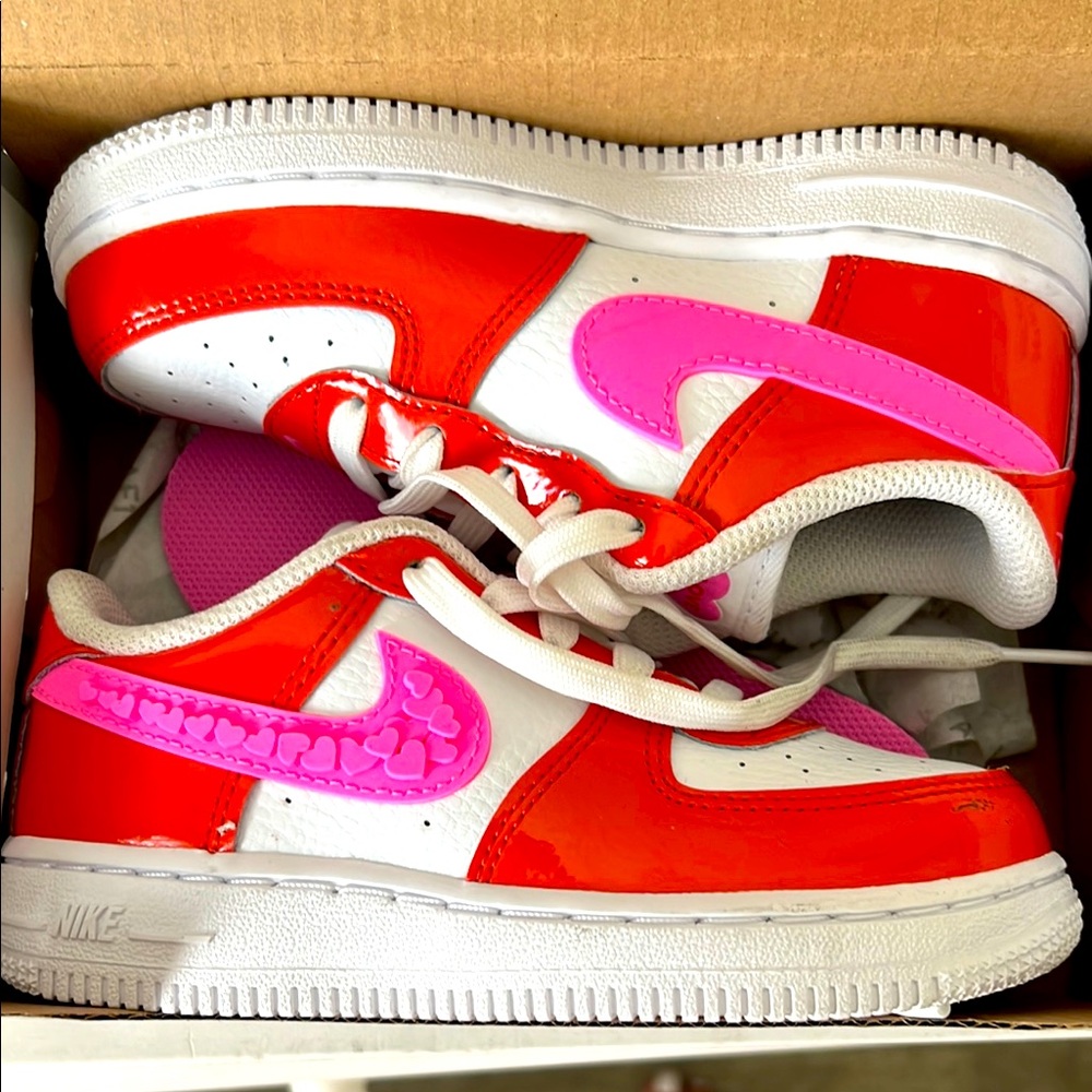 Nike Red and Pink Sneakers
